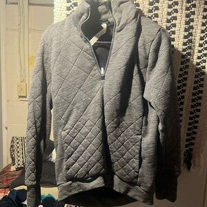 Quilted pull over